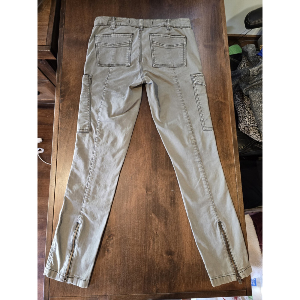 Anthro Daughters of the Liberation Womens Cargo Ankle Zip Size 25 - Picture 3 of 11